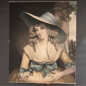 Vintage Portrait Sophia by John Hoppner Western Print 14 x  17”